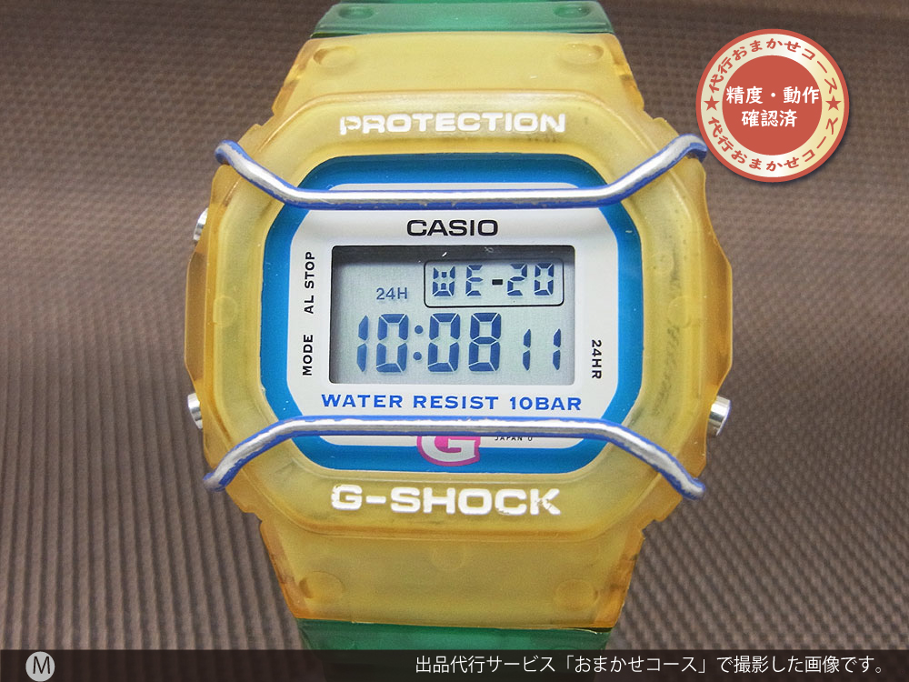 Casio G Shock Baby G Dw 5 初代モデル タフネス ワイヤープロテクター付き