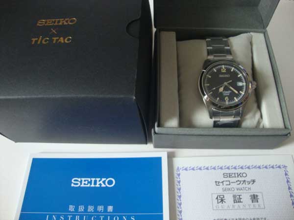 セイコー TiCTAC 35周年 記念コラボレーション 自動巻 腕時計 未使用品・保証書付属