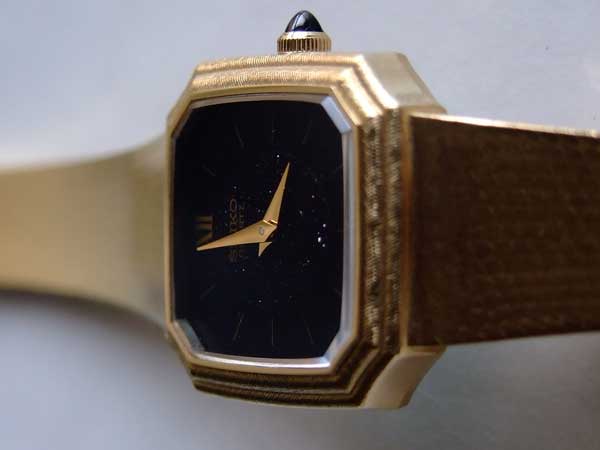 セイコー エクセリーヌ 紫金石/ブラックオニキス文字盤 SEIKO EXCELINE レディース腕時計