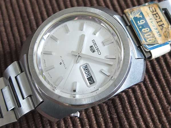 未使用 極美品 SEIKO SEIKO5 セイコー5 7S26 自動巻き 腕時計+apple-en.jp