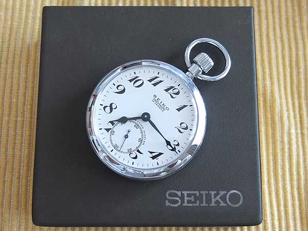 セイコー SEIKO 19セイコー 懐中時計 PRECISION 15石 秒規正付 未使用