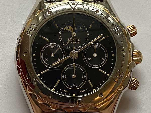 タケオキクチ クロノグラフ ムーンフェイズ 腕時計進出4周年記念・全世界300