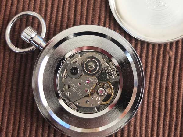 セイコー 鉄道時計 6310-0010 17石 セコンドセッティング 懐中時計 手