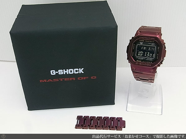 <br>CASIO カシオ/G−SHOCK/フルメタル・レッド/電波ソーラー/GMW-B5000RD-4JF/201*****/G-SHOCK/ABランク/75