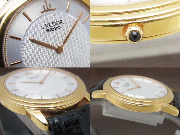 腕時計 SEIKO credor 18kt 8J80-70208J80-7020 - 腕時計(アナログ)