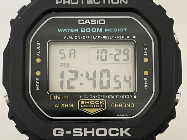 CASIO G-SHOCK DW-5200C-1 240 スティング ホッケー - 時計