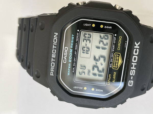 カシオ CASIO G-SHOCK DW-5200C-1 正規レストア済 美品 レストア後未