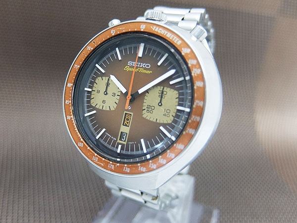 セイコー スピードタイマー クロノグラフ 6138-0040 SS 茶馬 ブレス仕様 オートマチック SEIKO Speed Timer Chronograph BULLHEAD [代行おまかせコース]