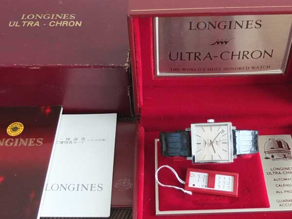 ロンジン ウルトラクロン 自動巻 LONGINES ULTRA CHRON BOX 取説 タグ付き 未使用