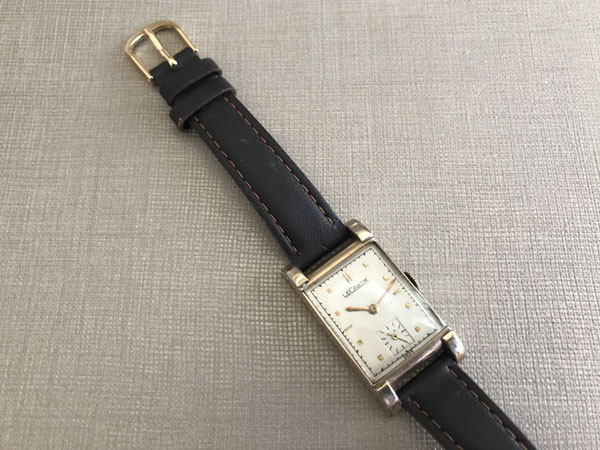ルクルト LECOULTRE 10KGF レクタンギュラー VXN刻印バセロンムーブ