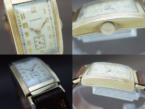 ロンジン 角金 Cal.9LT 14K GOLD FILLED レクタンギュラー フレキシブルラグ スモールセコンド ヴィンテージ 手巻き LONGINES Vintage [代行おまかせコース]