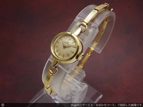 正規品在庫オメガ ★ レディース 手巻き K14 腕時計 cal.483 OMEGA vintage watch 682637 A5660 14K GOLD は-1251-3 その他