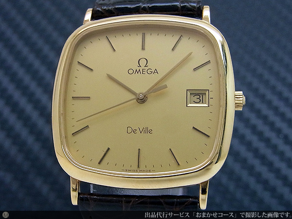 OMEGA De Ville オメガ デビル クオーツ 20μ 金張り-