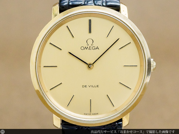 オメガ OMEGA デビル DE VILLE GFラウンドケース メンズ 手巻き Cal ...