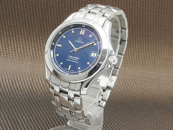 オメガ シーマスター クロノメーター ST168.1501 SS ブルー文字盤 ブレス仕様 オートマチック OMEGA Seamaster CHRONOMETER [代行おまかせコース]