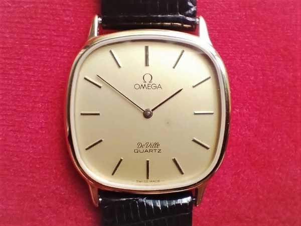 OMEGA DE VILLE オメガ デビル クオーツ電池式時計 - 腕時計