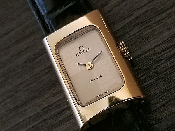 手巻き式正常稼動確認済みオメガ デビル 手巻き式 稼動品 アンティーク レディース 腕時計 トップのみ