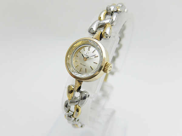 レディース / オメガ デビル Ref.511.288 Cal.485 GF/SS ラウンド カットガラス アンティーク 手巻き OMEGA DE VILLE [代行おまかせコース]