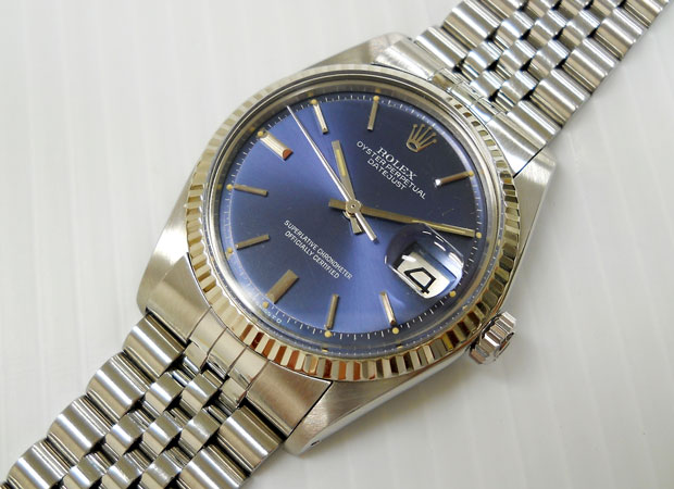 ROLEX  1601  人気のブルーダイアル