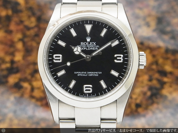 ロレックス ROLEX エクスプローラーⅠ オイスターパーペチュアル 腕時計 時計 SS 114270 メンズ