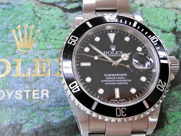 ロレックス SUBMARINER DATE サブマリーナ Ref.16610 P番 保証書等付属品完備 ROLEX