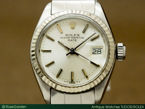 ROLEX オイスターパーペチュアル デイト Ref.6917 アンティーク品 レディース 腕時計