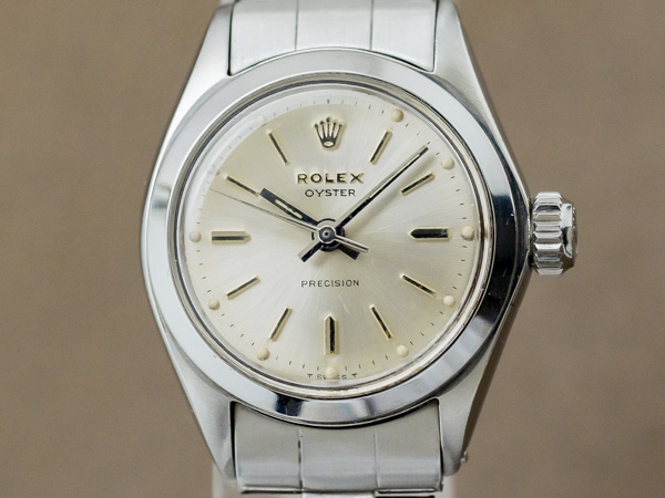 ROLEX ROLEX ロレックス 6410 Oyster Precision オイスタープレシジョン シルバー 1961年 手巻き式 J58790