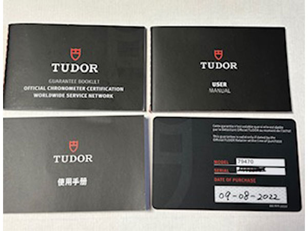 TUDOR チューダー チュードル ブラックベイプロ 2022年の新作モデル 保証書等付属