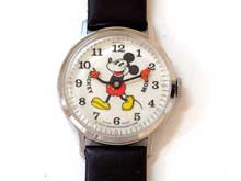ブラッドレイ ミッキーマウス 機械式手巻き時計 ディズニー BRADLEY 