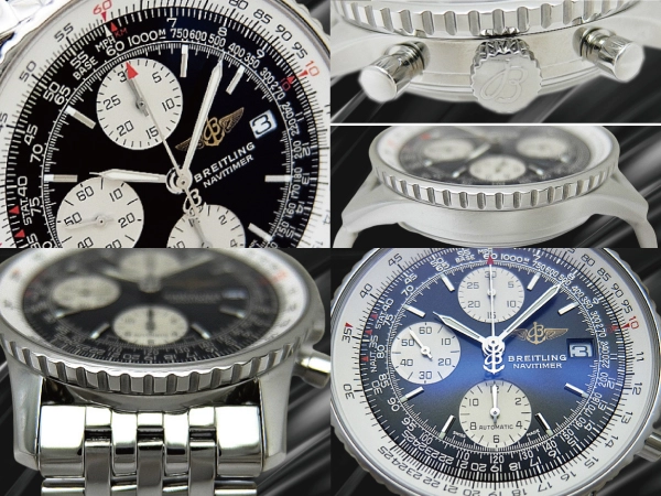 ブライトリング オールドナビタイマー ジャパンエディション A13324 SS ブラックダイヤル ブレス装着 オートマチック BREITLING OLD NAVITIMER Chronograph [代行おまかせコース]