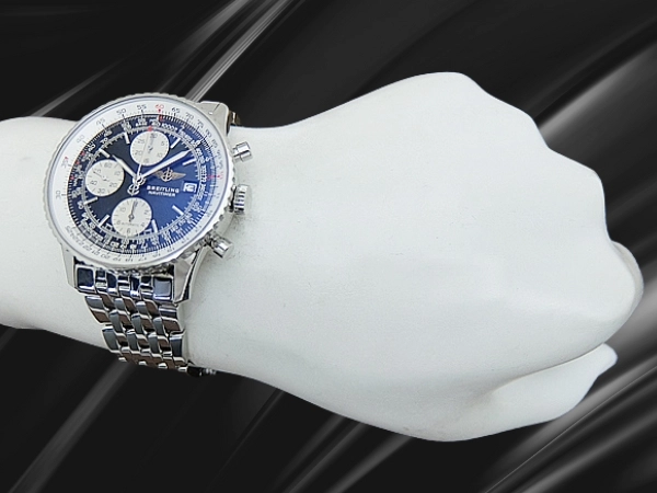 ブライトリング オールドナビタイマー ジャパンエディション A13324 SS ブラックダイヤル ブレス装着 オートマチック BREITLING OLD NAVITIMER Chronograph [代行おまかせコース]