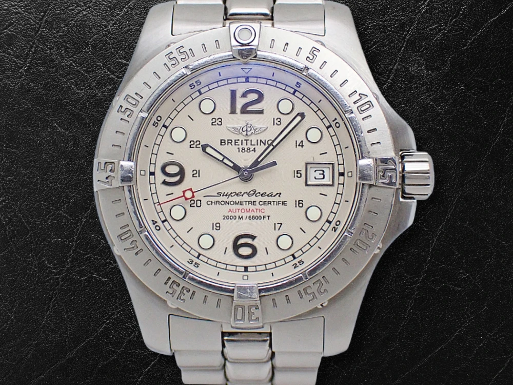 ブライトリング スーパーオーシャン スティールフィッシュ Ref.A17390  SS アイボリーダイヤル Wロック式ブレス装着 オートマチック BREITLING Superocean Steelfish [代行おまかせコース]