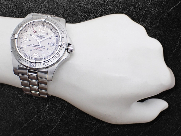 ブライトリング スーパーオーシャン スティールフィッシュ Ref.A17390  SS アイボリーダイヤル Wロック式ブレス装着 オートマチック BREITLING Superocean Steelfish [代行おまかせコース]