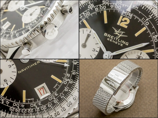 ブライトリング ナビタイマー  Ref.7808 Cal.7740 手巻き クロノグラフ BREITLING NAVITIMER OH済み スペアブレスレット付属 [ 代行おまかせコース ]