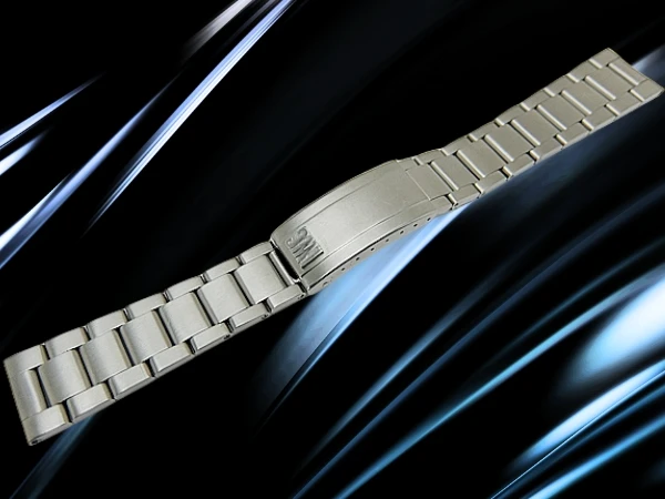 IWC 19mm幅 SS ブロック体ロゴ 3連ステンレスブレスレット International Watch Co [代行おまかせコース]