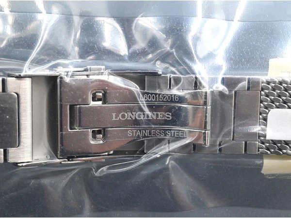 ロンジン LONGINES レジェンドダイバー 42mm用 ステンレス メッシュブレス EXTRA LONG 幅22㎜ L600152016 新品未使用
