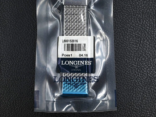 ロンジン LONGINES レジェンドダイバー 42mm用 ステンレス メッシュブレス EXTRA LONG 幅22㎜ L600152016 新品未使用