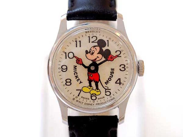 ブラッドレイ ミッキーマウス 機械式手巻き時計 ディズニー BRADLEY ボーイズ
