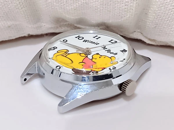 セイコー ディズニータイム くまのプーさん Cal.50C 手巻き 新品革ベルト装着