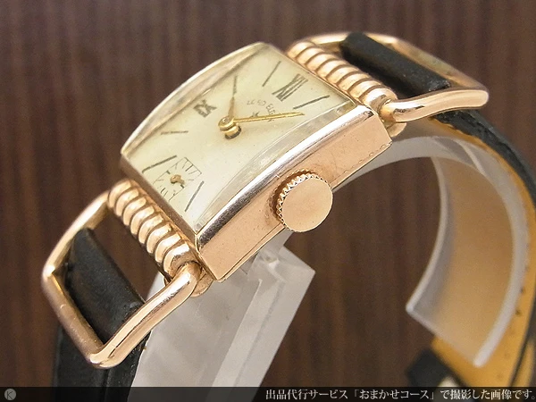 ロード・エルジン LORD ELGIN USA製 ドライバーズウォッチ 14KGF スモールセコンド Cal.559 21石 手巻き