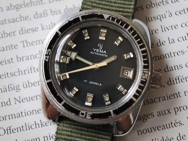 イエマ ビンテージダイバー 1960年代　made in FRANCE YEMA DIVER