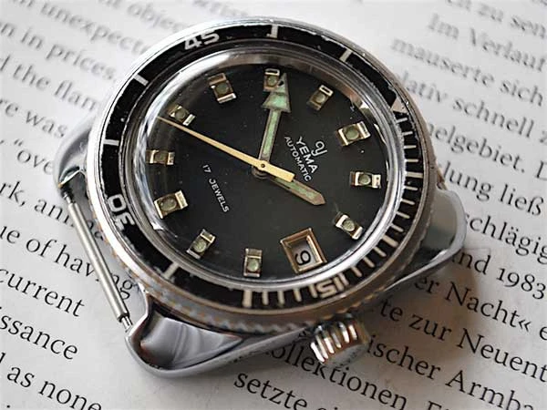 イエマ ビンテージダイバー 1960年代　made in FRANCE YEMA DIVER