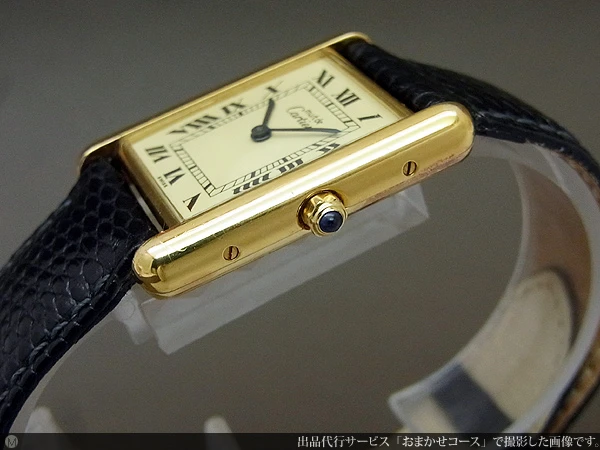 カルティエ ヴェルメイル タンク シルバー925 20MGPケース クォーツ CARTIER 内箱・外箱・ギャンティ冊子付属 must de Cartier