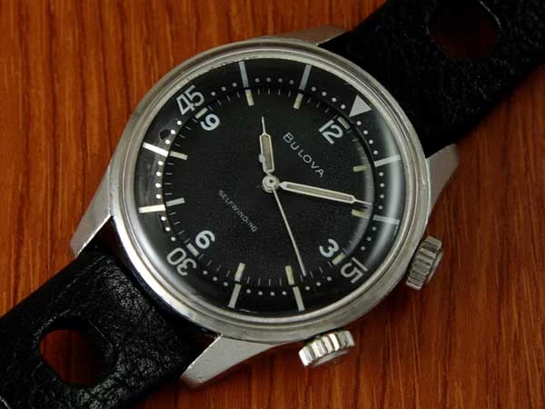 ブローバ BULOVA  Super Compressor Diver スーパーコンプレッサー 1962年製 インナー回転ベゼル ミリタリーダイヤル Cal.11AFAC 自動巻