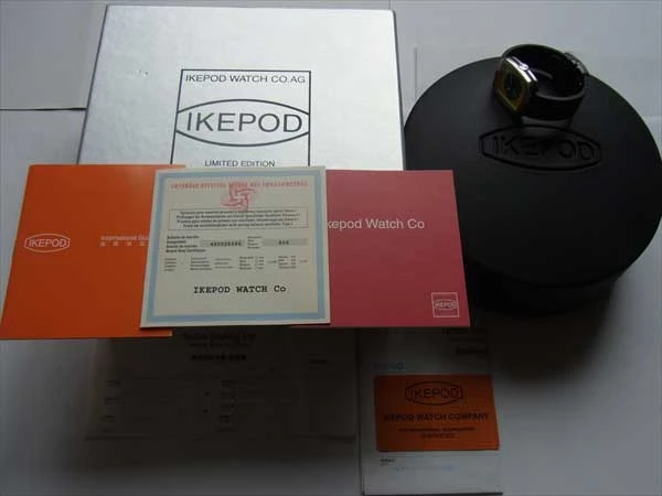 アイクポッド IKEPOD マナティ MN03 百貨店購入品 メーカーオーバーホール実施済み・書類付属　正規ギャランティーカード付属