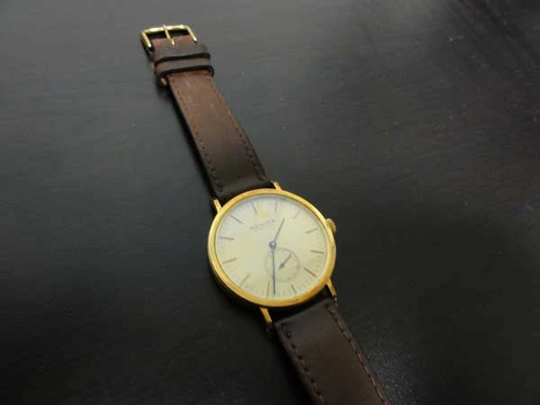 ノモス タンジェント 手巻き グラスヒュッテ ドイツ製 NOMOS GOLD18KT