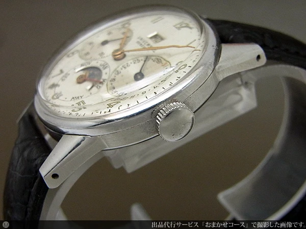 ユニバーサル・ジュネーブ トリプルカレンダー ムーンフェイズ Cal.291 手巻き 精度良好 UNIVERSAL GENEVE