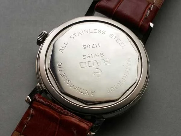 ラドー PRESIDENT デイトジャスト 赤デイト ラウンド 手巻き 1960s 希少 美品 RADO