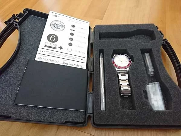 MK2 Watches KEY-WEST 自動巻き GMT ペプシベゼル 399個限定 保証書付属