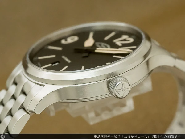 ミューレ グラスフュッテ ドイツ時計 自動巻き バックスケルトン 精悍なメンズモデル ボックス&保証書付き